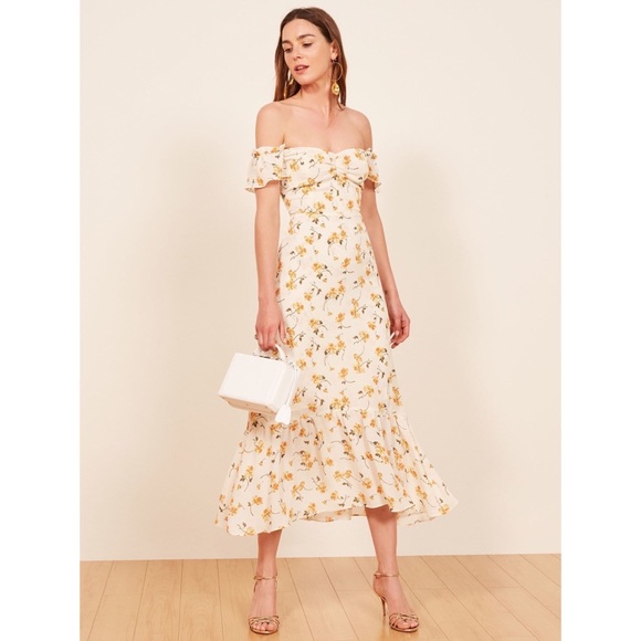 butterfly dress reformation